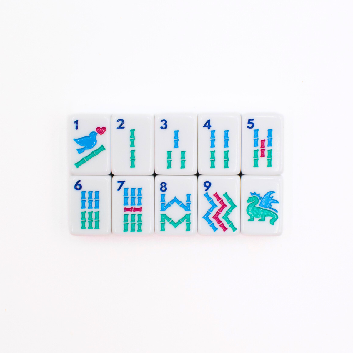 My Fair Mahjong - MINI TRAVEL MAHJONG  |  Mini Anywhere Series  |  White