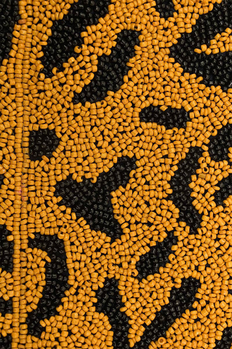 America & Beyond - Mixed Animal Beaded Shoulder Bag