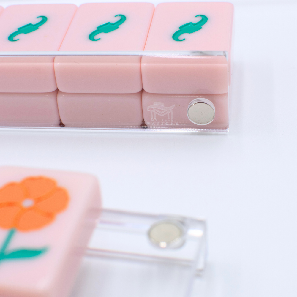 My Fair Mahjong - MAHJONG RACKS | Premium Acrylic | 4 Racks + 4 Pushers