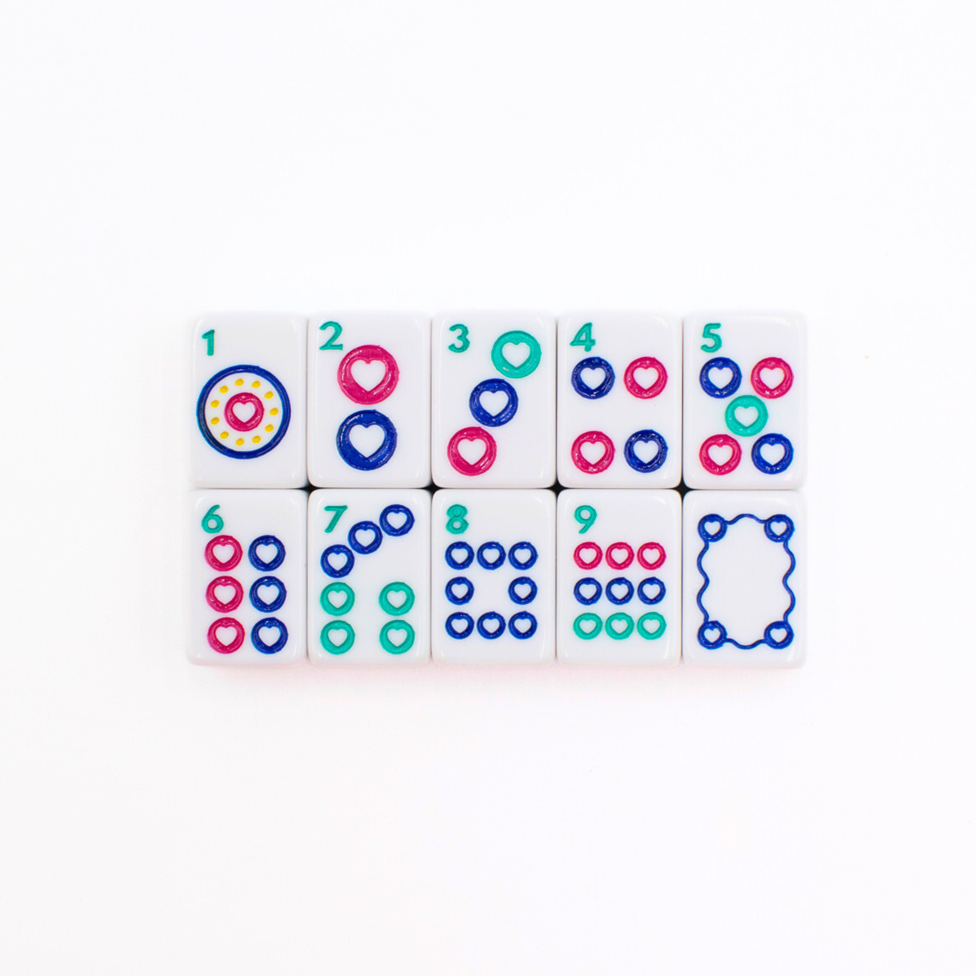 My Fair Mahjong - MINI TRAVEL MAHJONG  |  Mini Anywhere Series  |  White