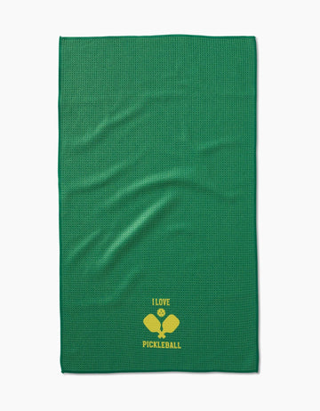 Geometry - I Love Pickleball Tea Towel