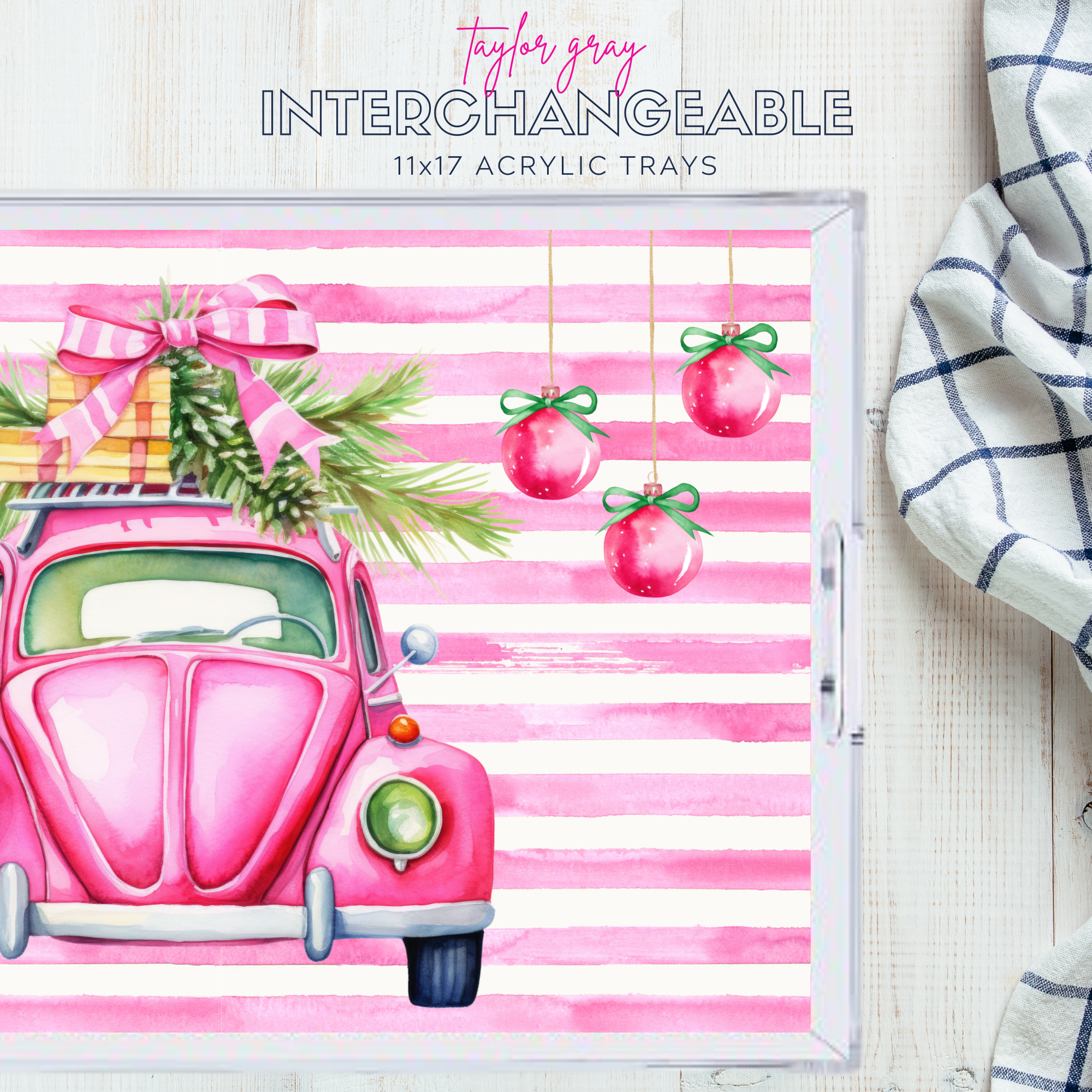 TAYLOR GRAY - 11x17 BRIGHT CHRISTMAS insert set of 10