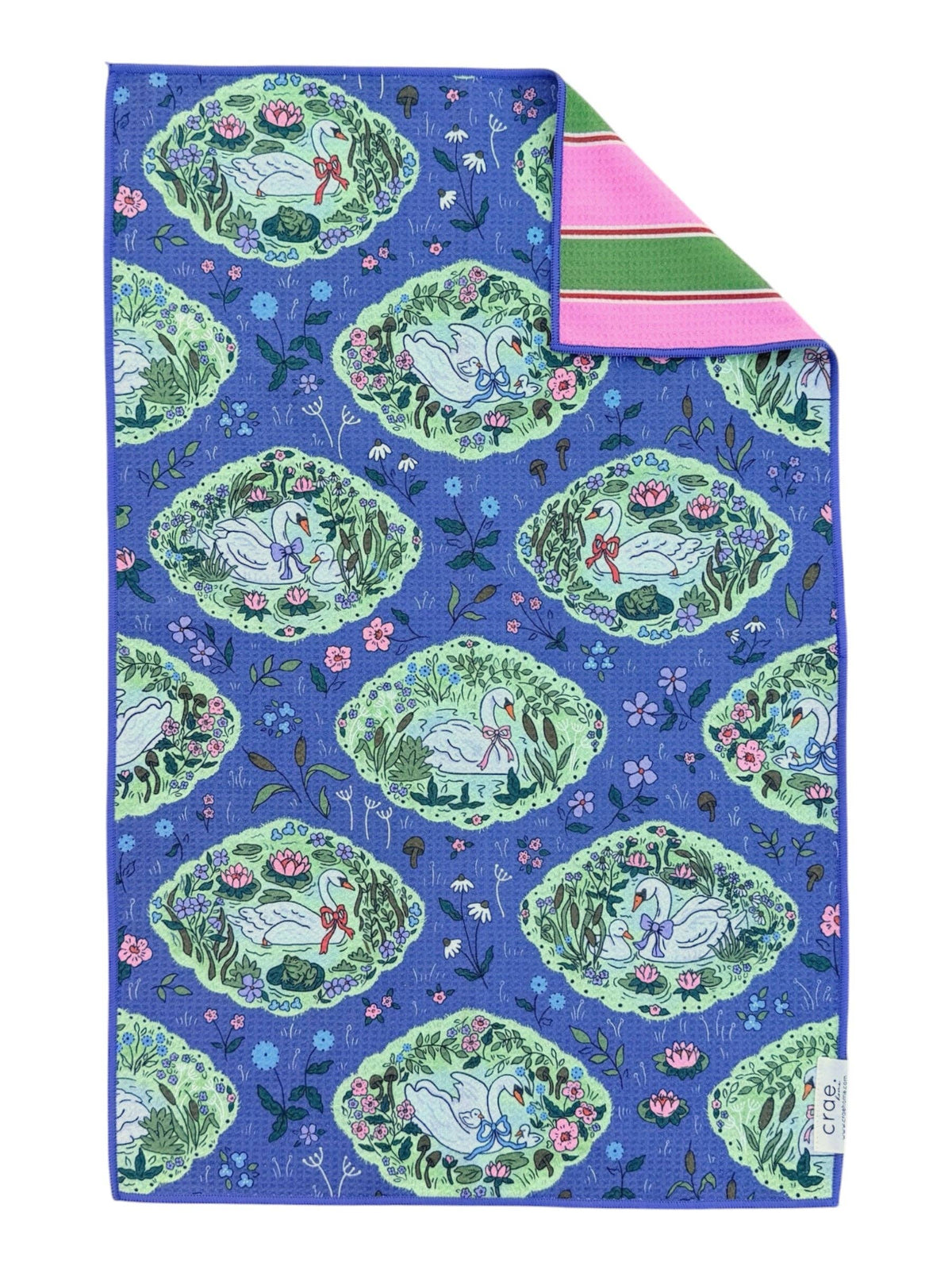 Crae.Home - Enchanted Ponds: Reversible Hand Towel