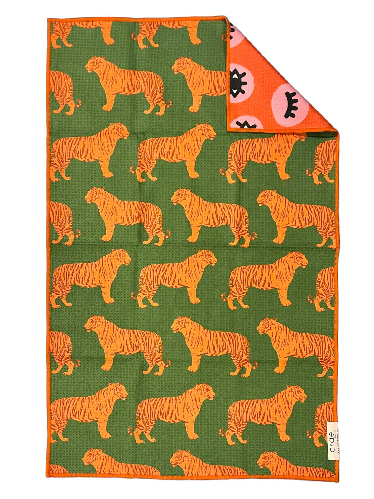 Crae.Home - Eye of the Tiger: Reversible Hand Towel