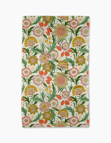 Geometry - Garden Dreams Tea Towel