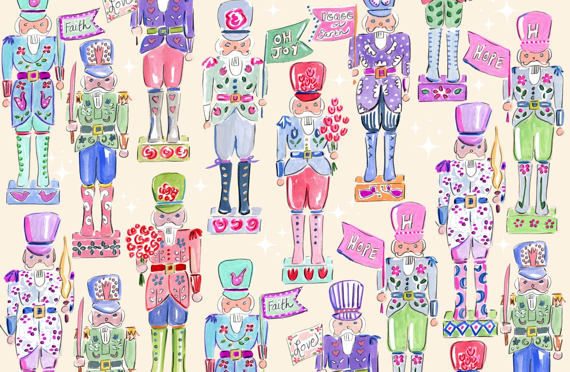 TAYLOR GRAY - 11x17 BRIGHT CHRISTMAS insert set of 10