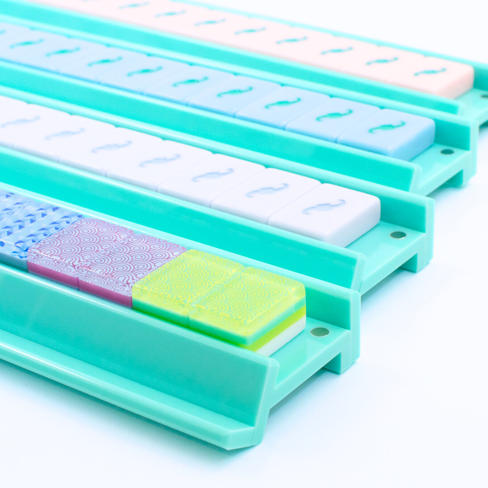 My Fair Mahjong - MAHJONG RACKS | Premium Acrylic | 4 Racks + 4 Pushers