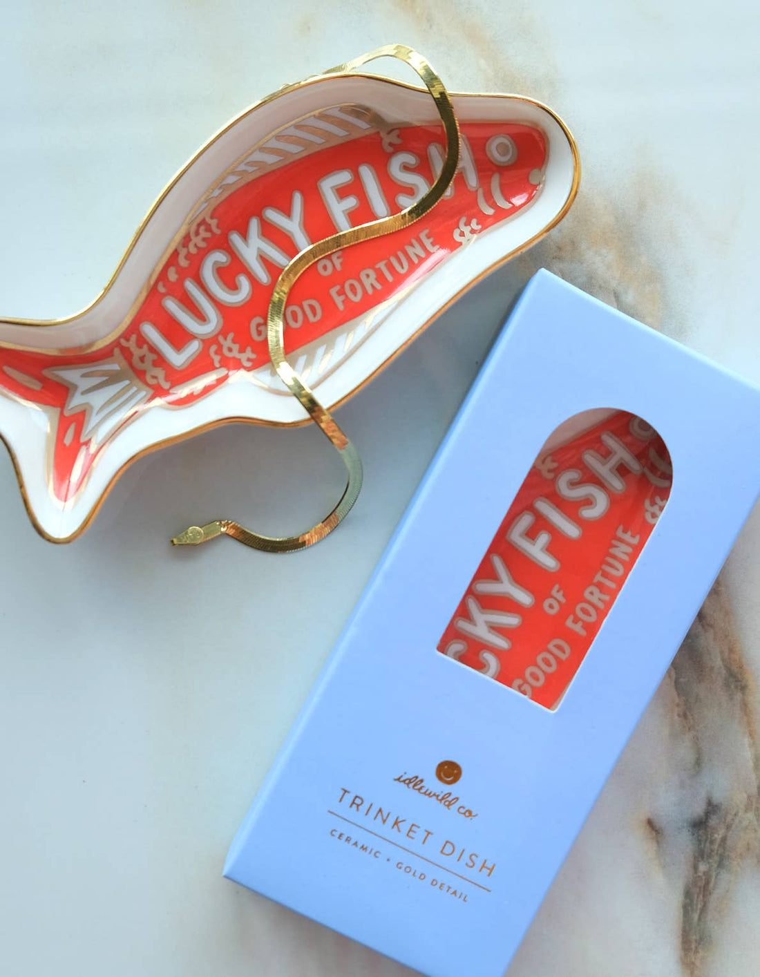 Idlewild Co. - Porcelain Trinket Dish | Fortune Fish