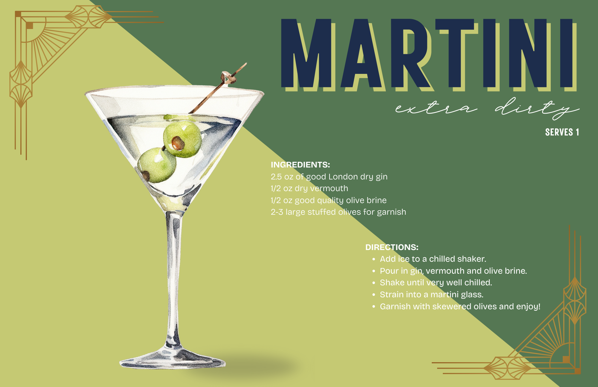 TAYLOR GRAY - 11x17 COCKTAILS VOL 2 insert set of 10