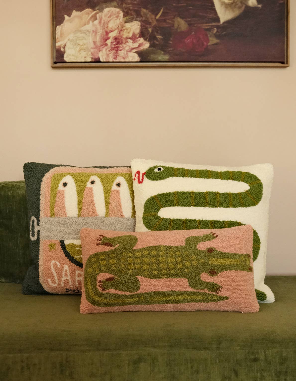 Idlewild Co. - Throw Pillow | Snake
