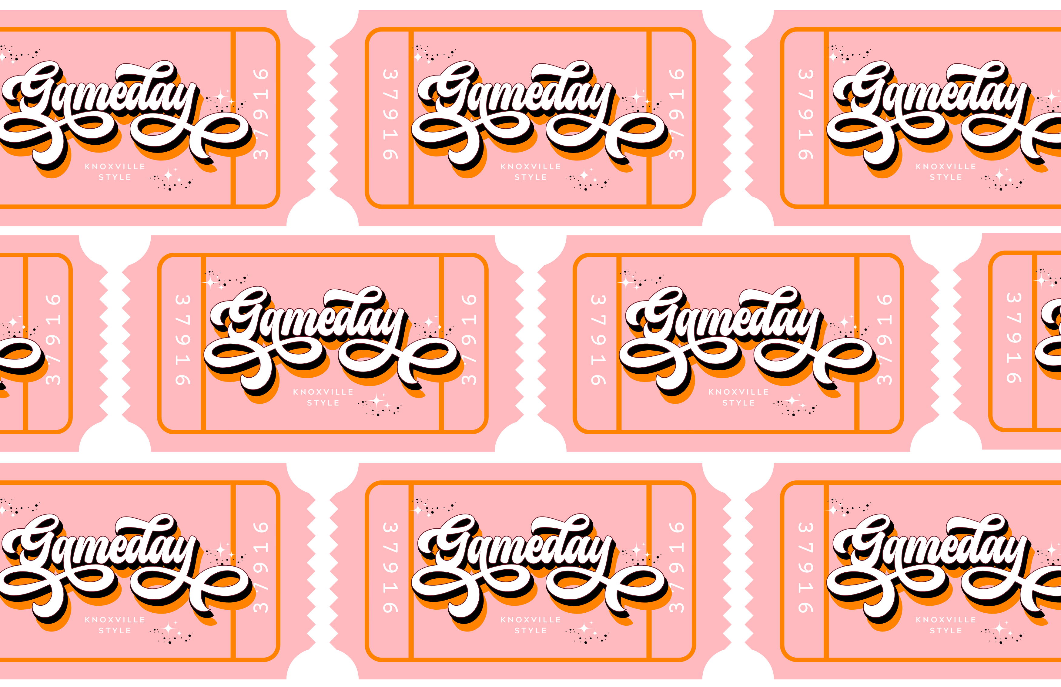 TAYLOR GRAY - 11x17 GAMEDAY KNOXVILLE insert set of 10