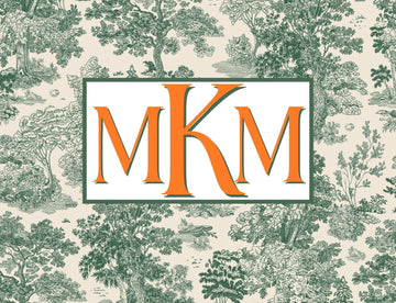 Luxie Living Custom Monogrammed Mahjong Card Covers