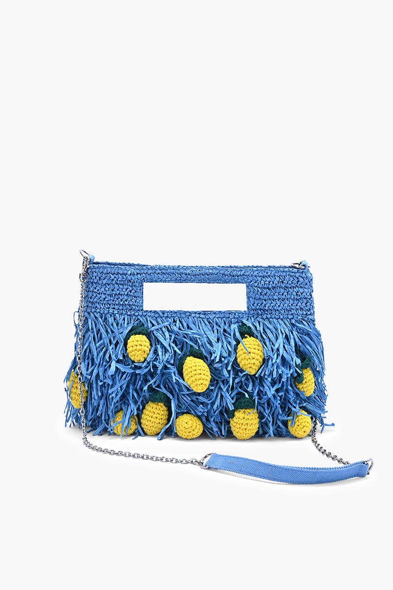 America & Beyond - Limoncello Grove Fringed Bag