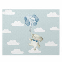 Baby Elephant Floating in the Clouds Jigsaw Puzzle 500-Piece