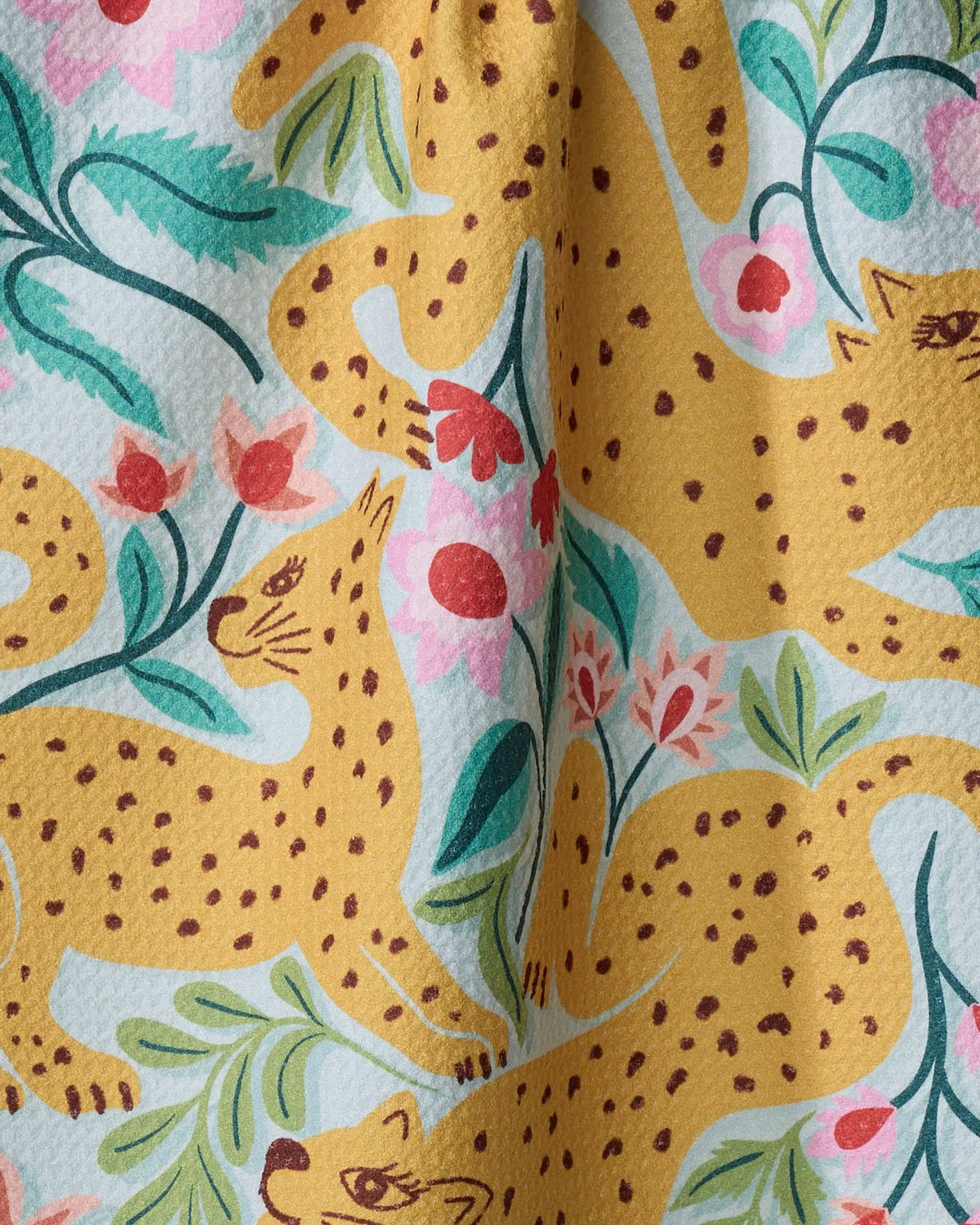 Geometry - Cheetah Haven Tea Towel
