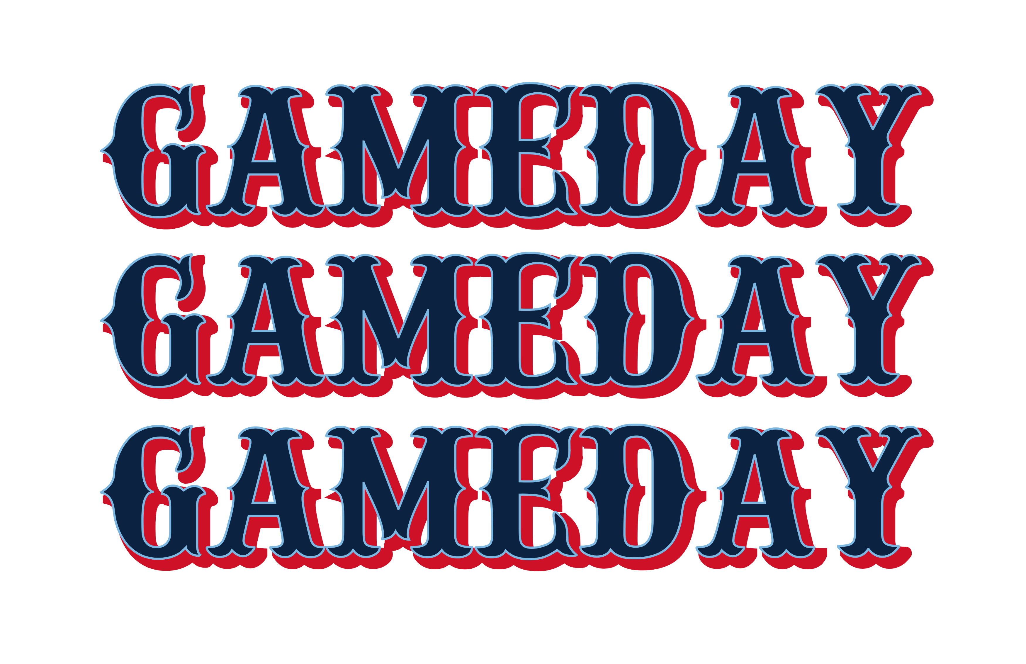 TAYLOR GRAY - 11x17 GAMEDAY OXFORD insert set of 10