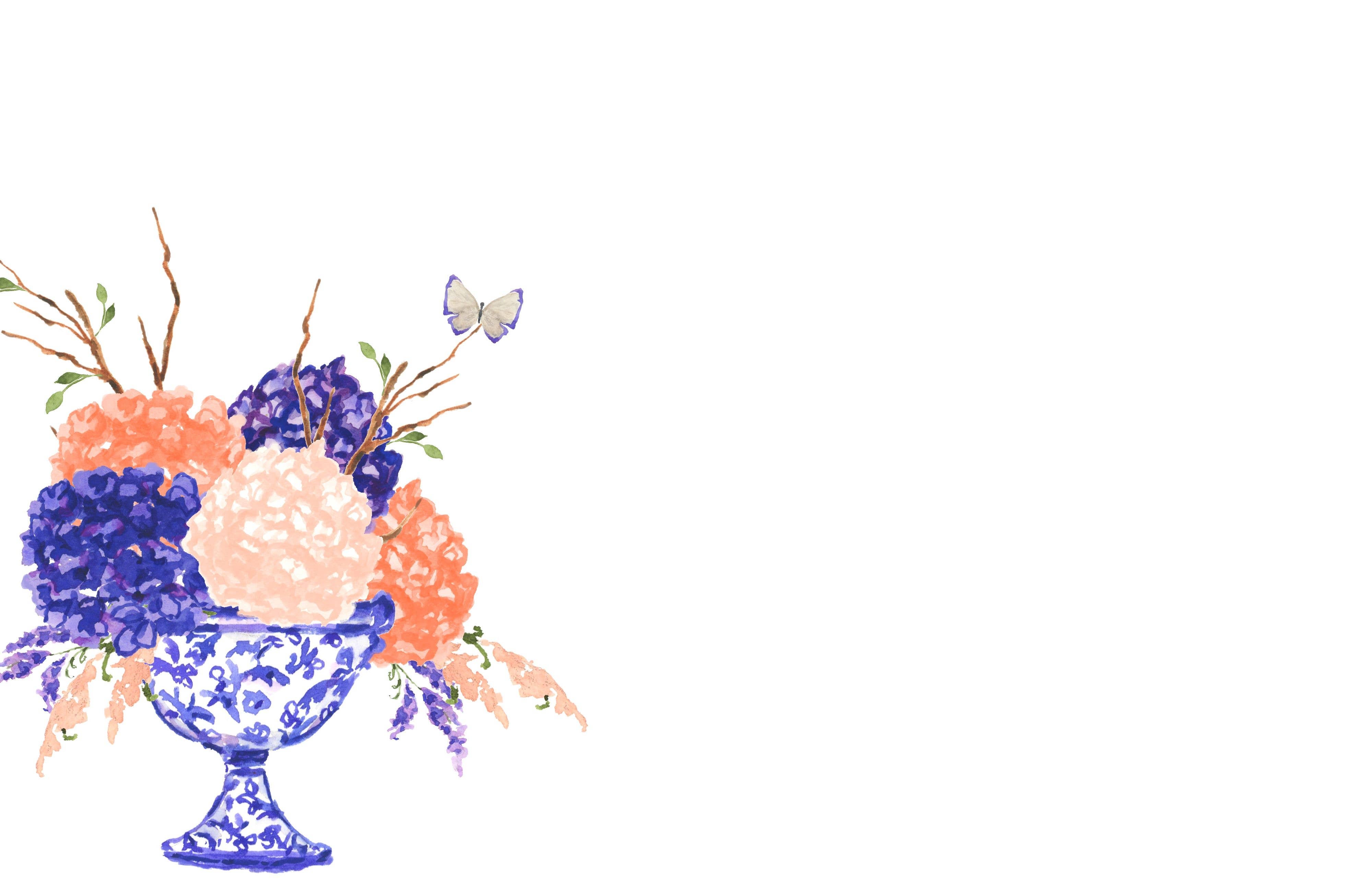 TAYLOR GRAY - 11x17 CHINOISERIE insert set of 10