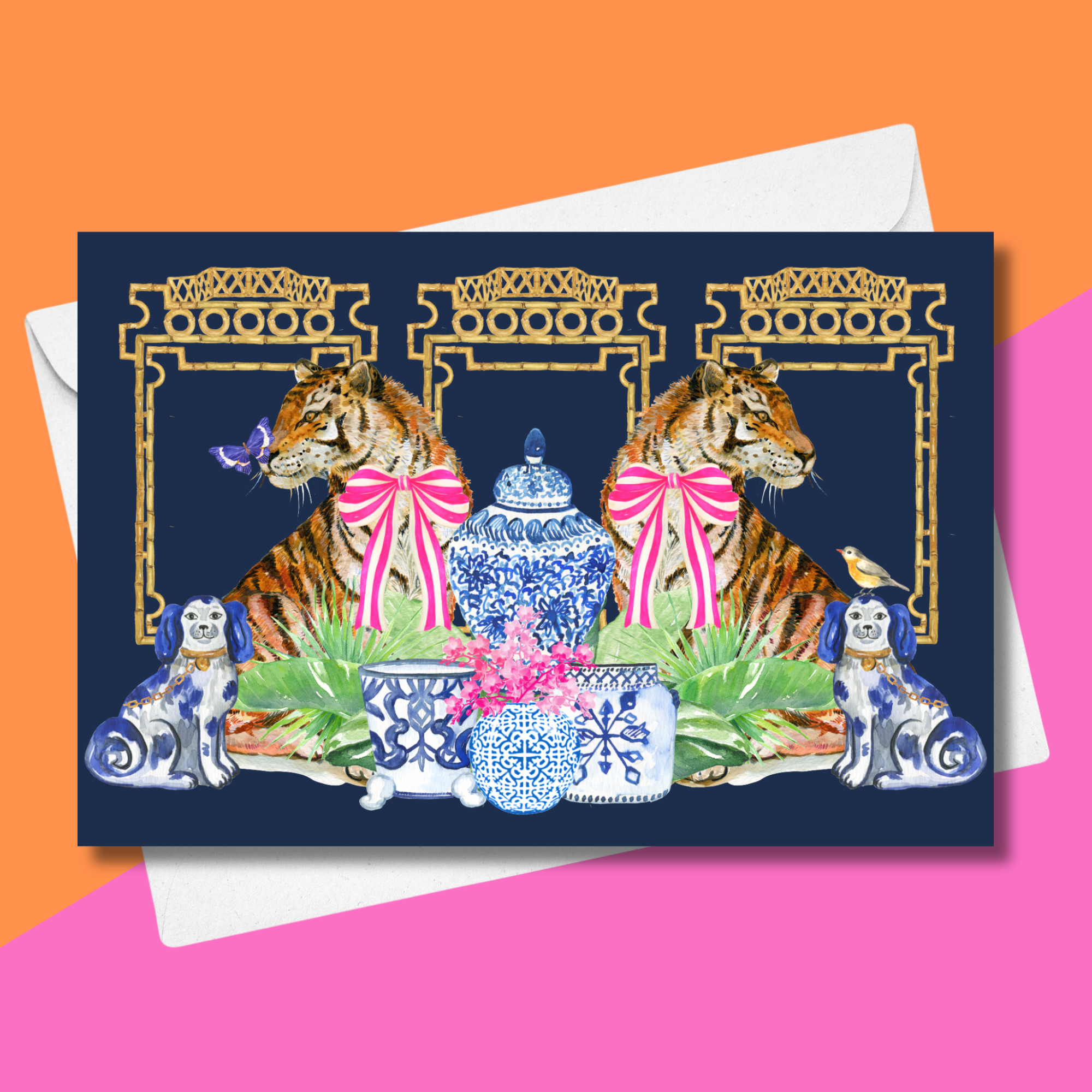 TAYLOR GRAY - Chinoiserie NOTECARD set