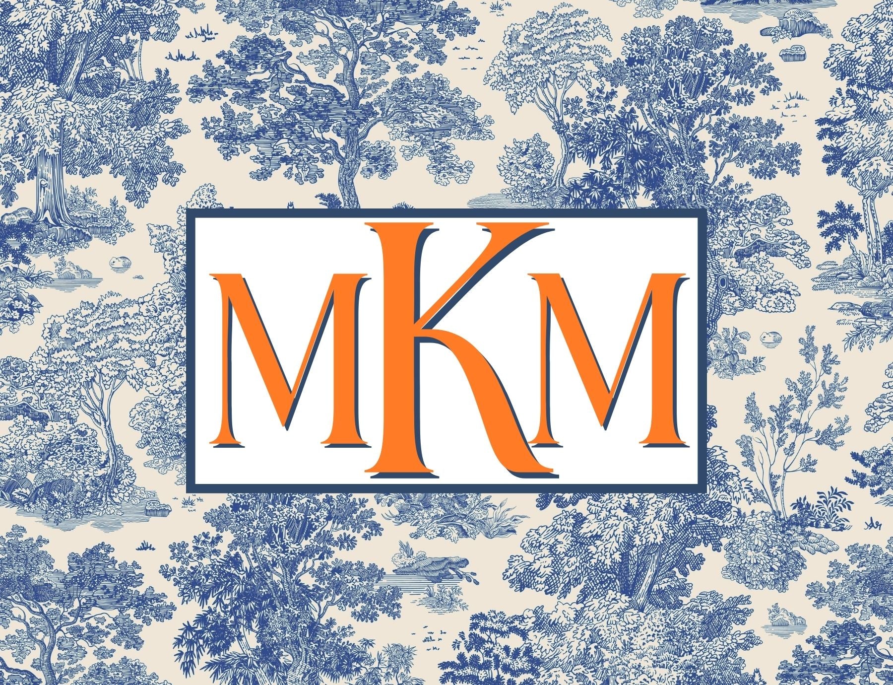 Luxie Living Custom Monogrammed Mahjong Card Covers