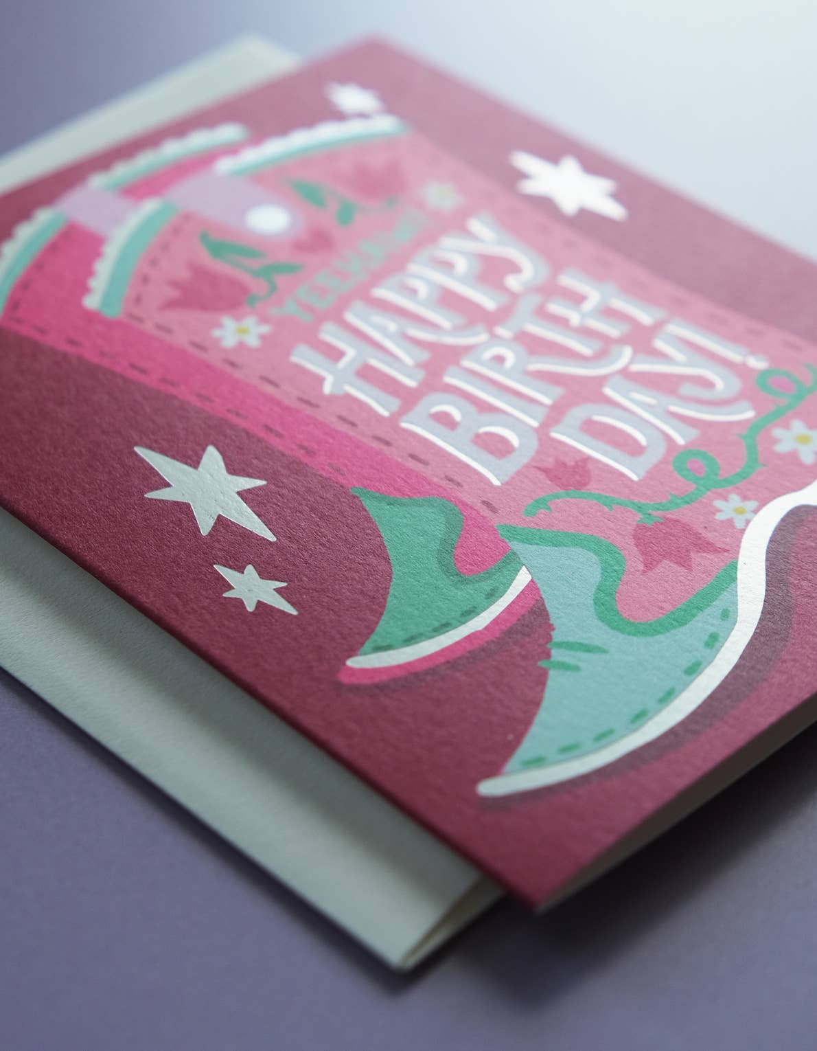 Idlewild Co. - Birthday Greeting Card | Cowgirl Boot