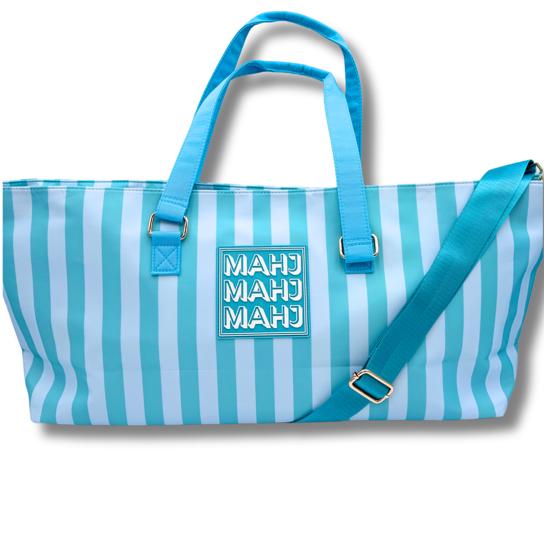 My Fair Mahjong - MAHJONG TOTE BAG  |  Wide with Zipper Closure