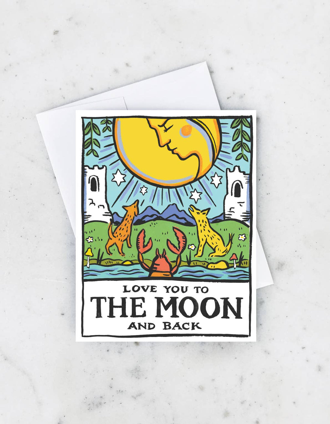 Idlewild Co. - Love & Friendship Greeting Card | Tarot Moon