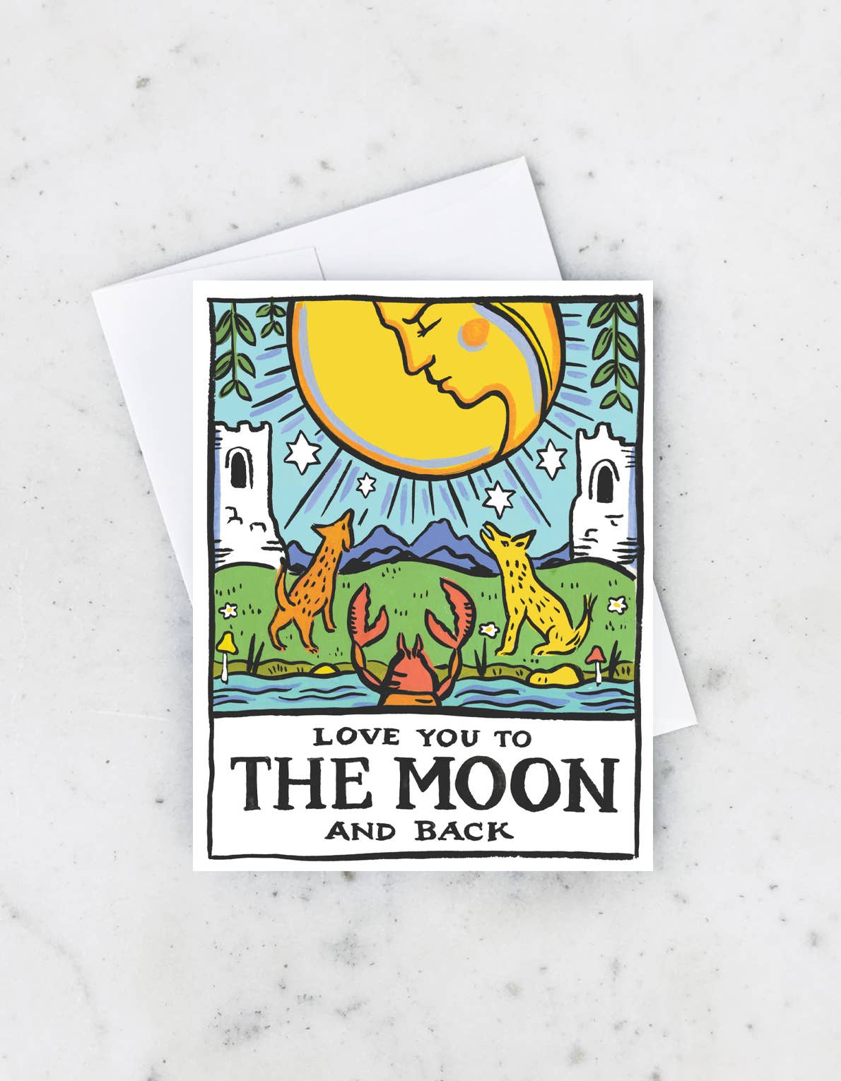 Idlewild Co. - Love & Friendship Greeting Card | Tarot Moon