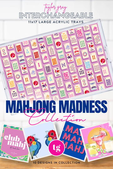 TAYLOR GRAY - 11x17 MAHJONG MADNESS insert set of 10