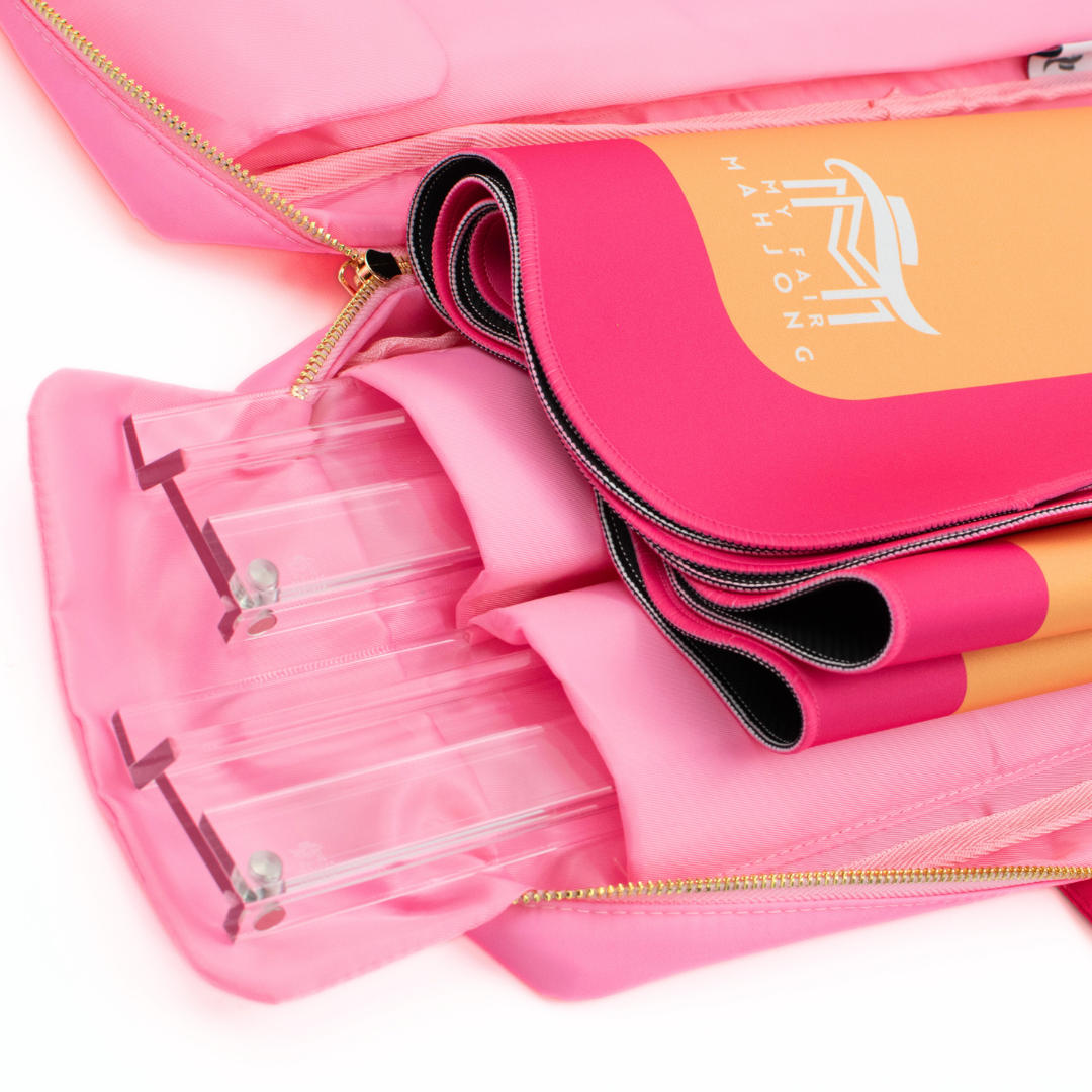 My Fair Mahjong - MAHJONG RACKS | Premium Acrylic | 4 Racks + 4 Pushers