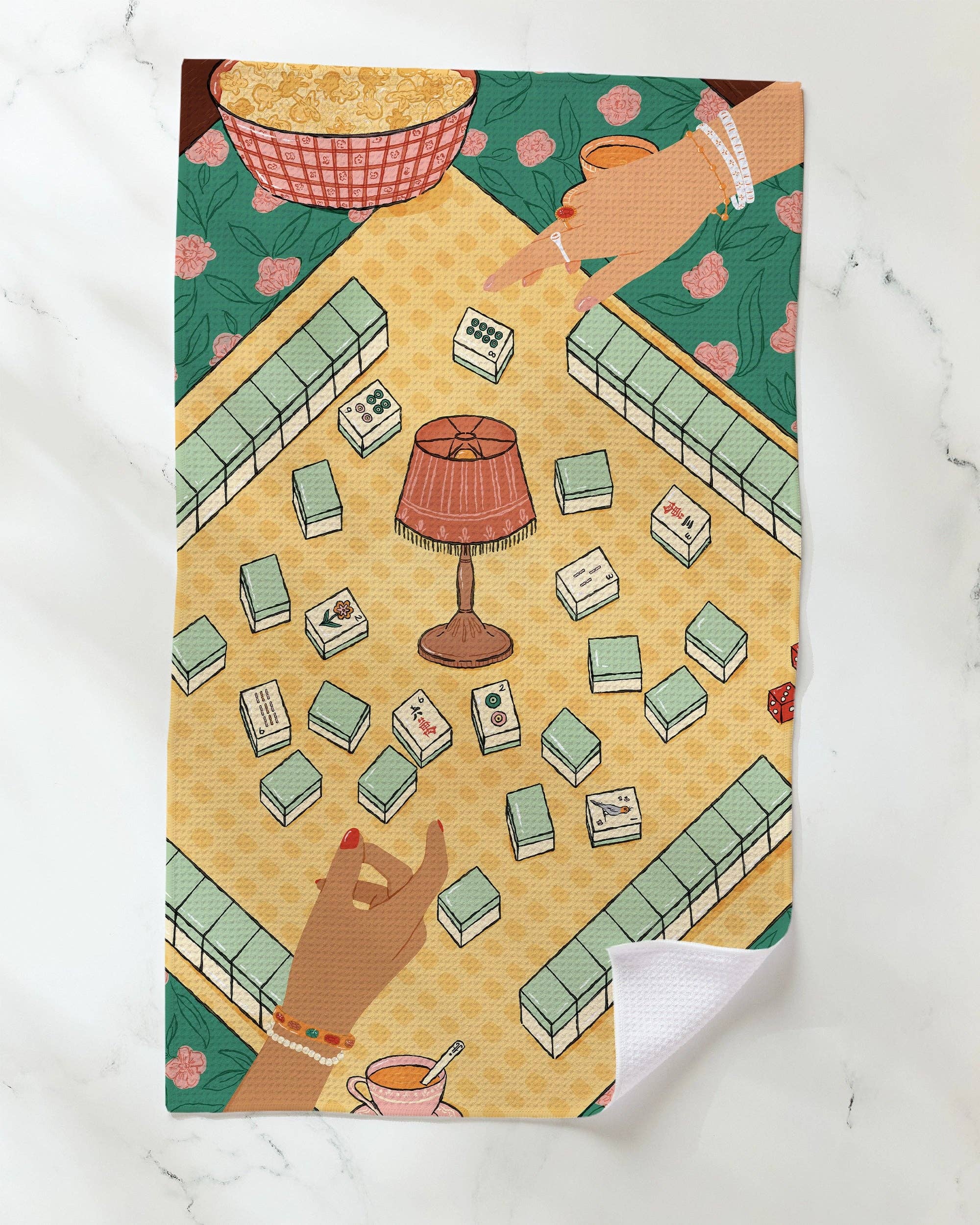 Geometry - Lucky Hand Tea Towel