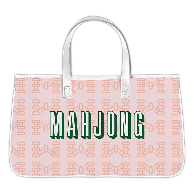 Santa Barbara Design Studio by Creative Brands - Mahjong Canvas Tote - Mahjong
