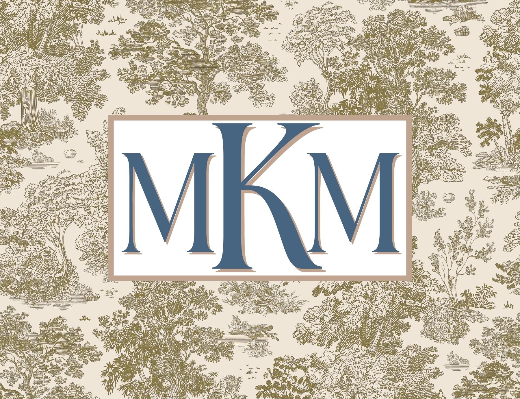 Luxie Living Custom Monogrammed Mahjong Card Covers