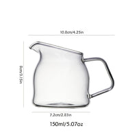 MicrowaveSafe Glass Pouring Jug for Coffee  Sauces