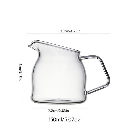 MicrowaveSafe Glass Pouring Jug for Coffee  Sauces
