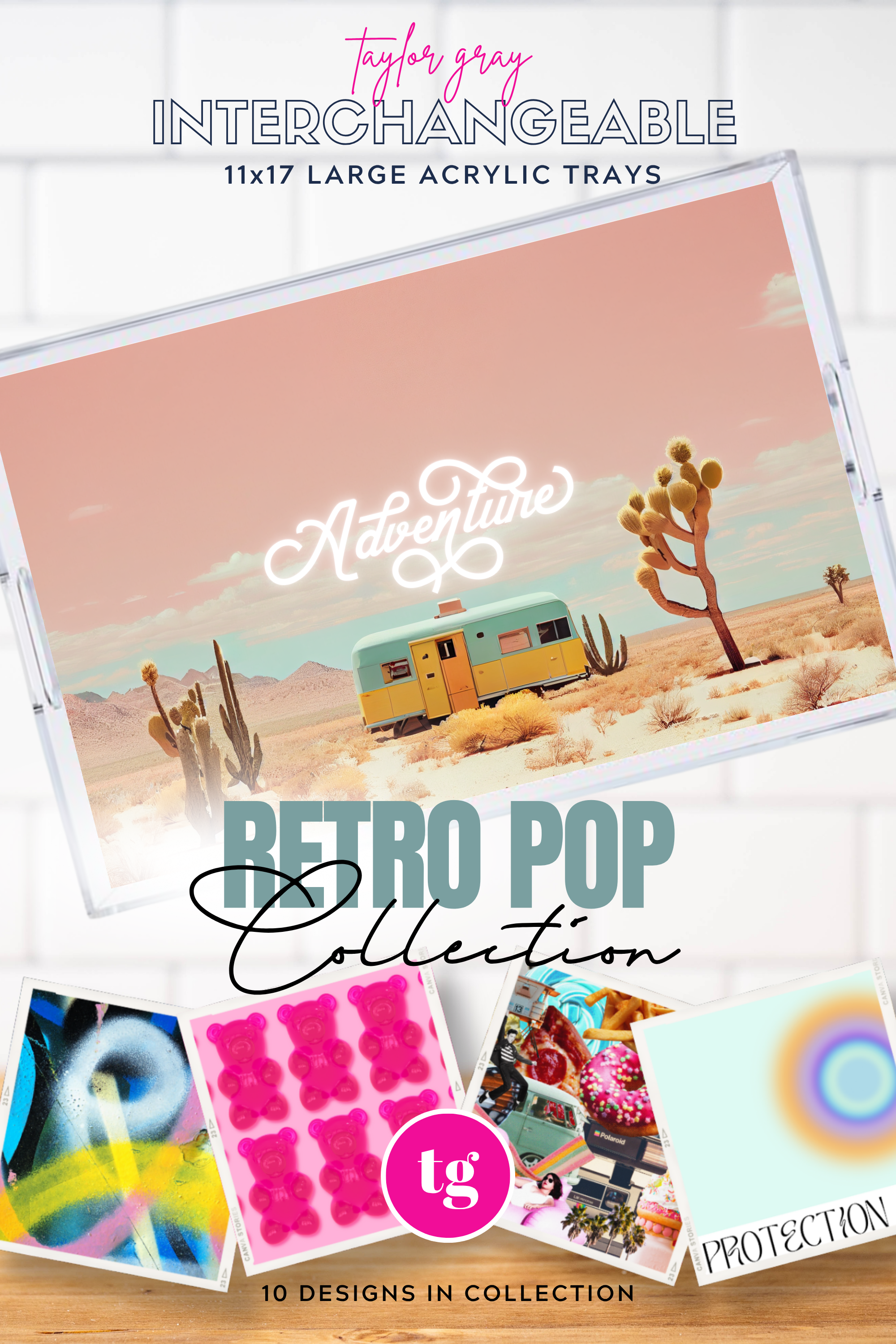 TAYLOR GRAY - 11x17 RETRO POP insert set of 10