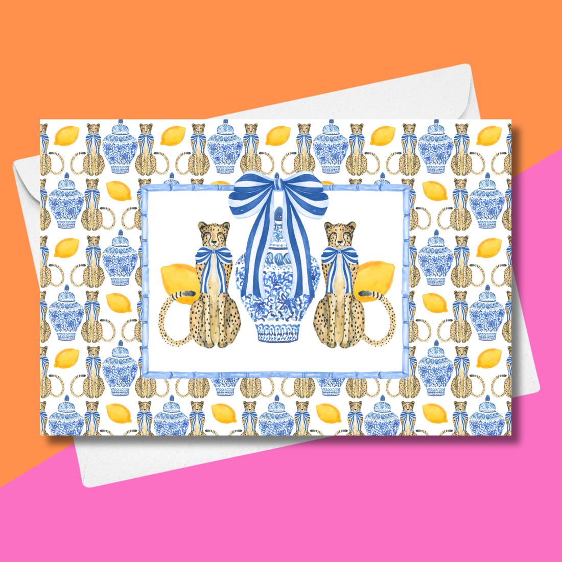 TAYLOR GRAY - Chinoiserie NOTECARD set