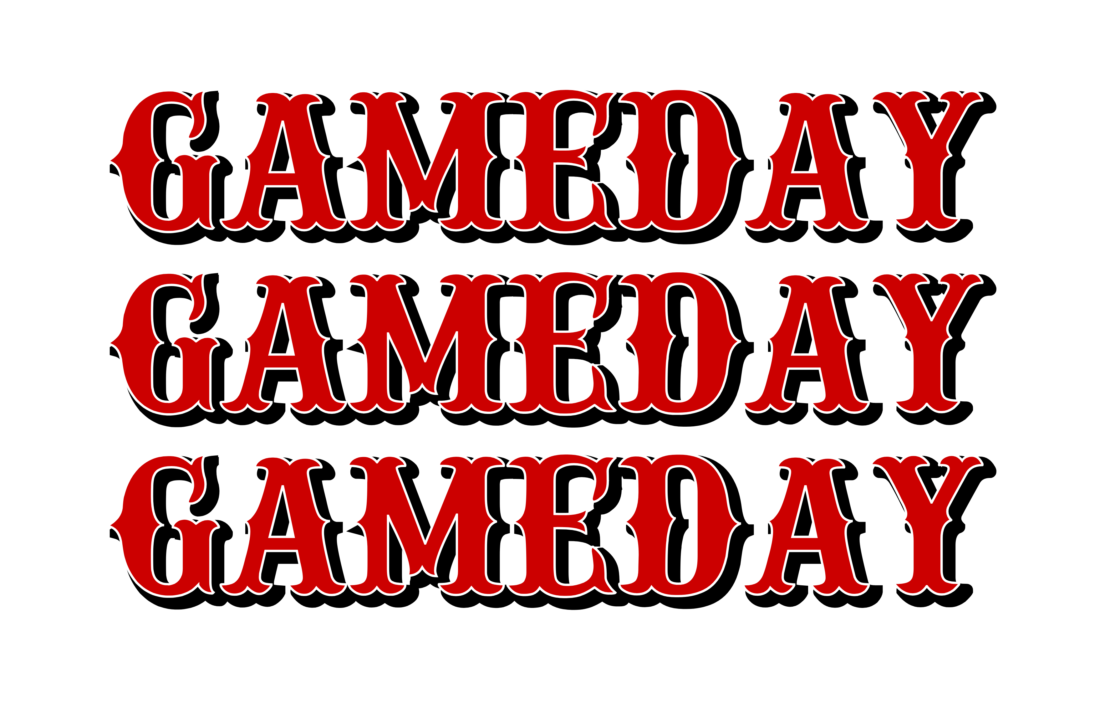 TAYLOR GRAY - 11x17 GAMEDAY LUBBOCK insert set of 10