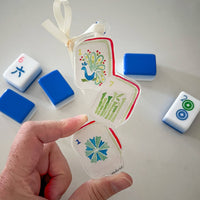 MALWEST design - Merry Mahjong Watercolor Acrylic Ornament