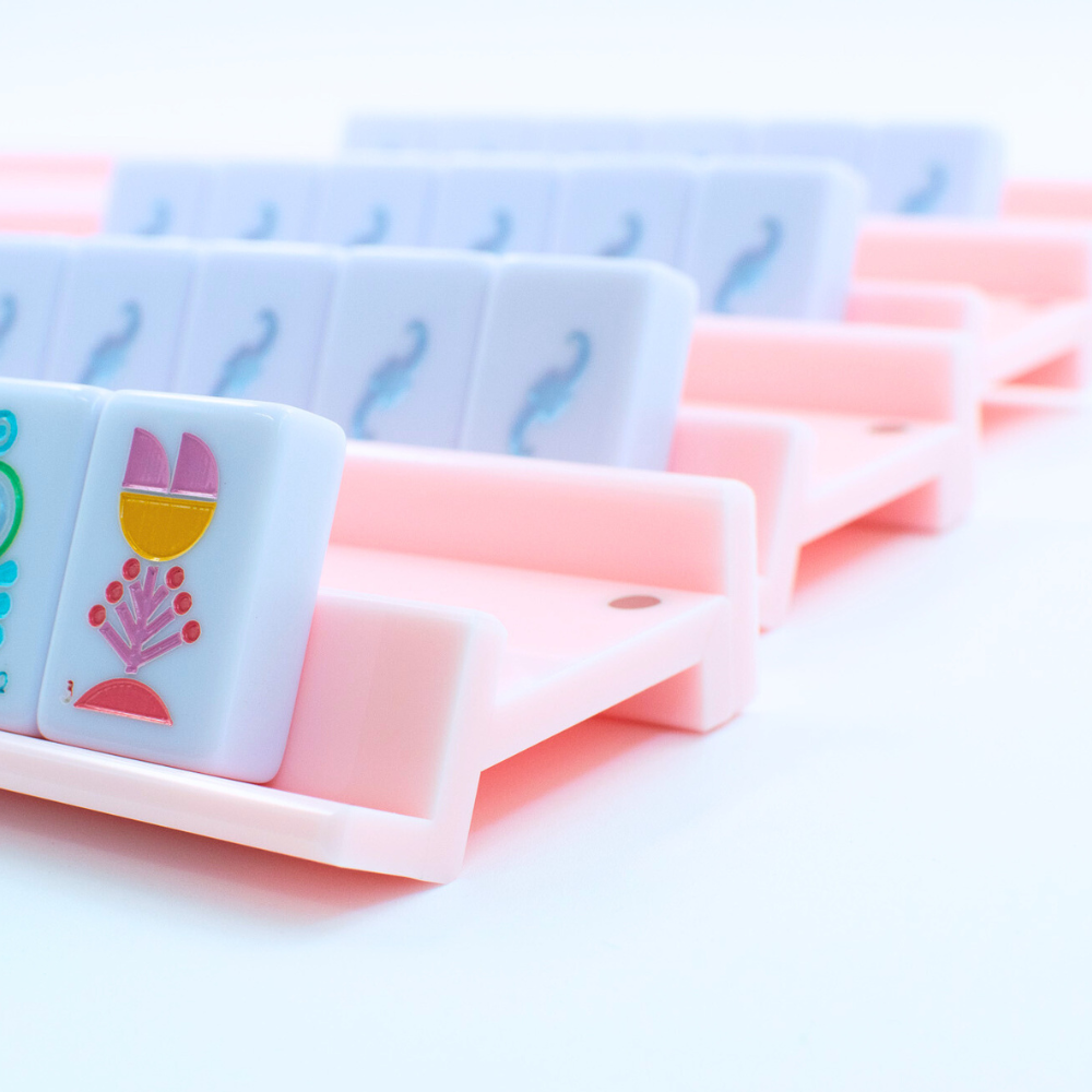 My Fair Mahjong - MAHJONG RACKS | Premium Acrylic | 4 Racks + 4 Pushers