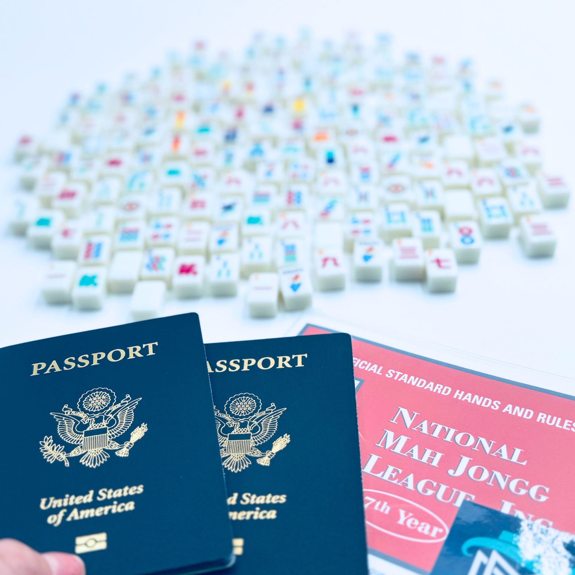 My Fair Mahjong - MINI TRAVEL MAHJONG  |  Mini Anywhere Series  |  White