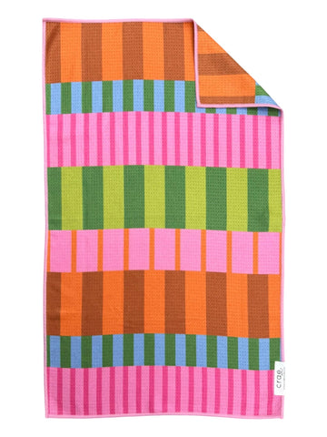 Crae.Home - Saltwater Taffy: Double-Sided Hand Towel