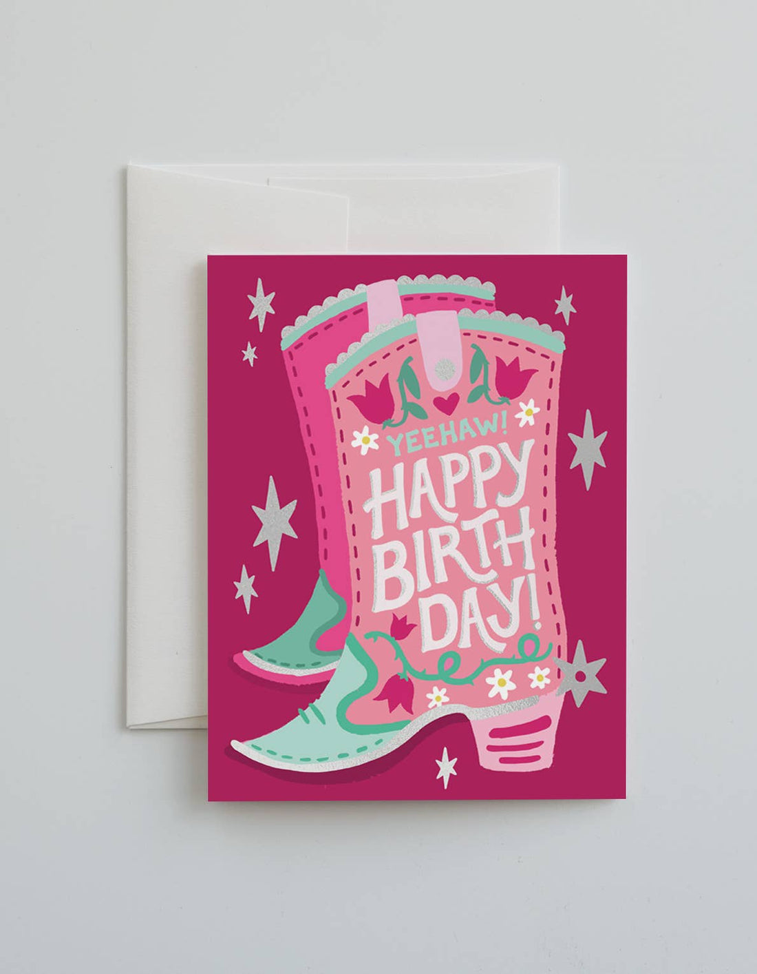 Idlewild Co. - Birthday Greeting Card | Cowgirl Boot