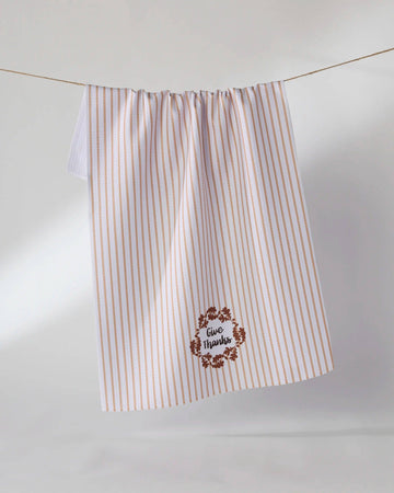 Geometry - Give Thanks Tea Towel