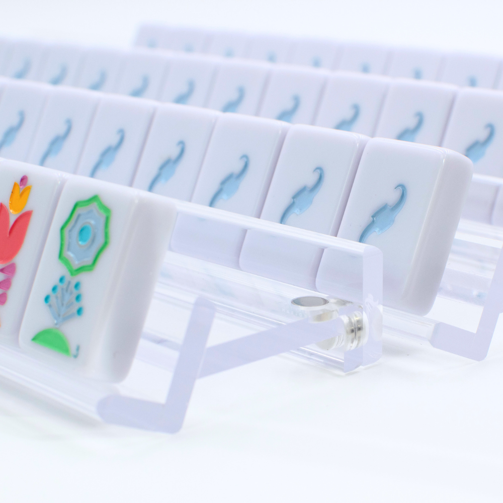 My Fair Mahjong - MAHJONG RACKS | Premium Acrylic | 4 Racks + 4 Pushers