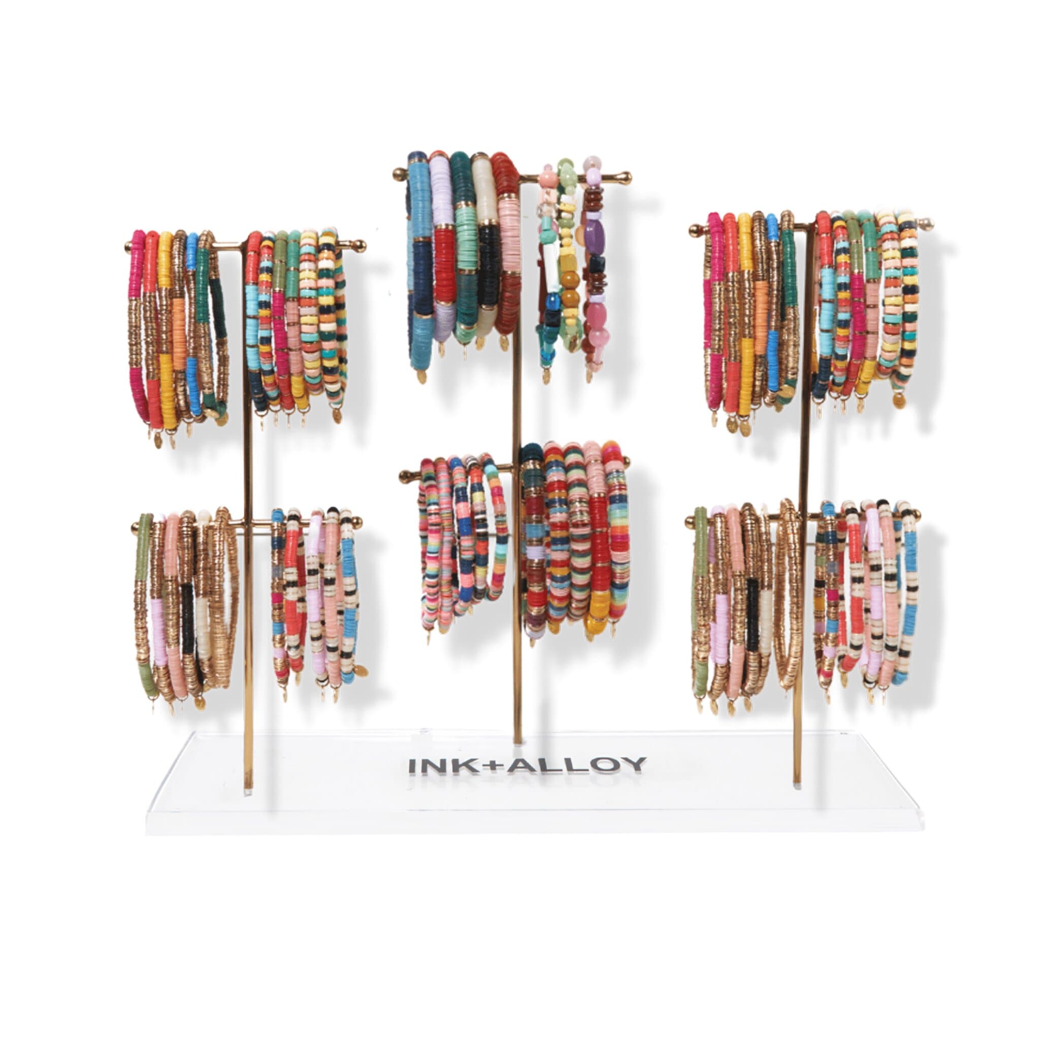 INK + ALLOY - Bracelet/Key Ring Acrylic Display Wholesale