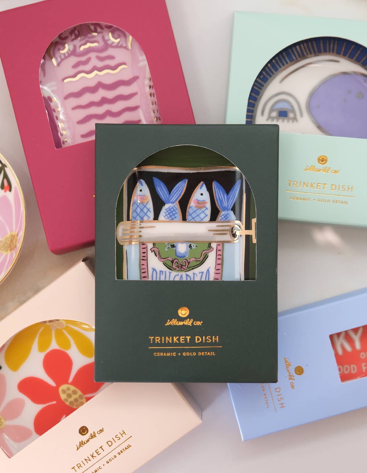 Idlewild Co. - Porcelain Trinket Dish | Fortune Fish