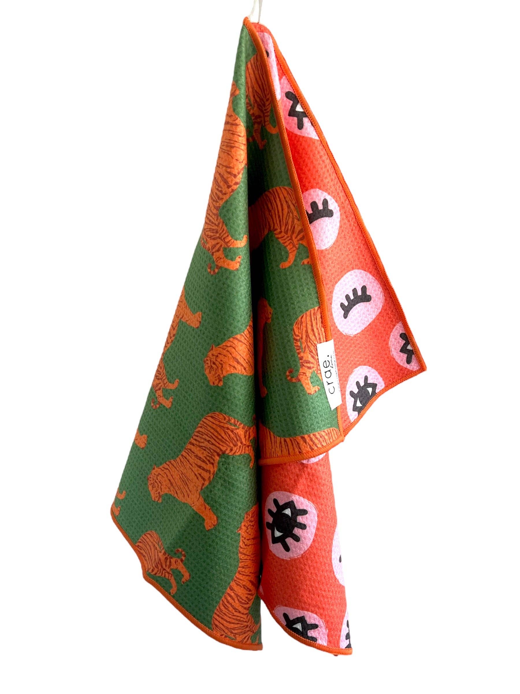Crae.Home - Eye of the Tiger: Reversible Hand Towel