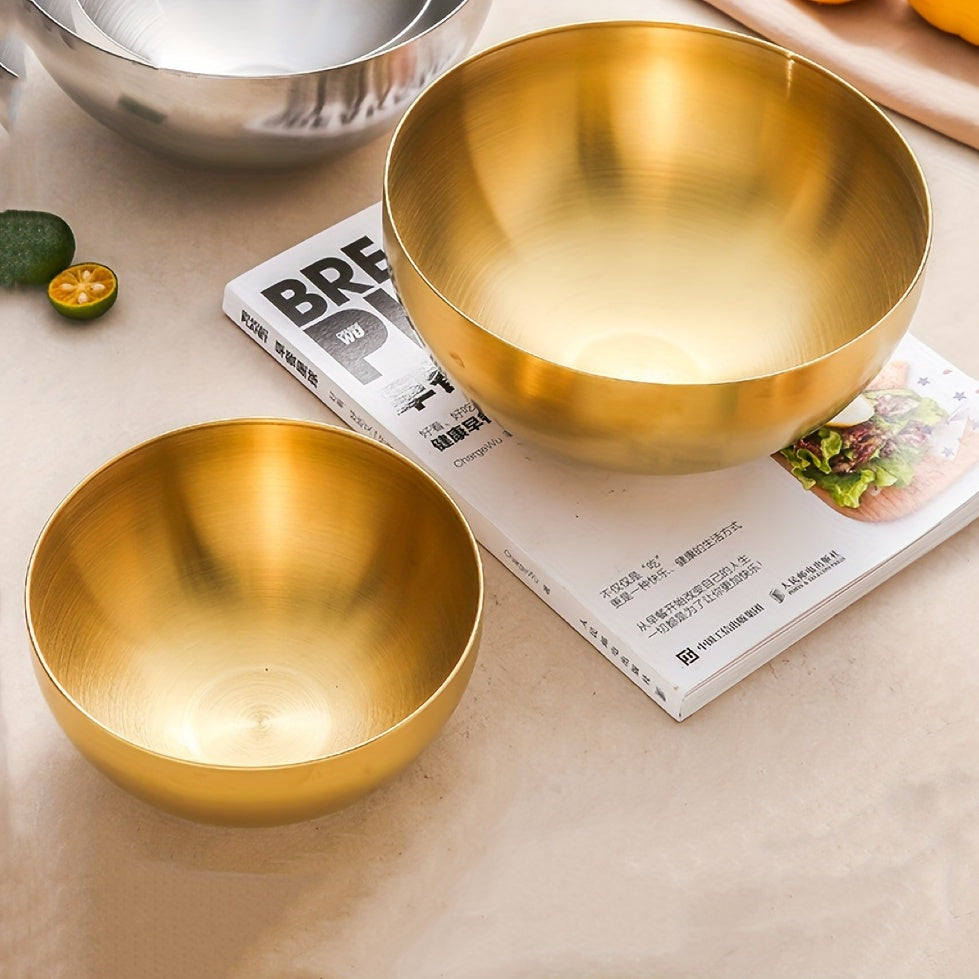 Stainless Steel MultiPurpose Salad and Mixing Bowl