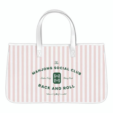 Santa Barbara Design Studio by Creative Brands - Mahjong Canvas Tote - Mahjong Social Club