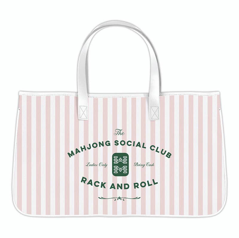 Santa Barbara Design Studio by Creative Brands - Mahjong Canvas Tote - Mahjong Social Club